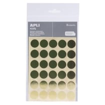 Apli Agipa - Gommettes métallisées Rond Ø20mm Doré x 90