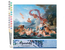 Peinture par Numéro Figured'Art - Le Triomphe de Vénus - François Boucher - Kit de Loisir Créatif DIY Numéro d'Art - 40x50cm sans châssis en bois