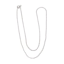 Chaîne à boules, 1,5mm ø, argent, 50cm, 1 pce.