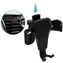 Avizar Support Voiture Universel Fixation grille d'aération Système de gravité Noir