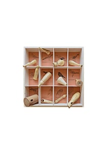 Coffret bois 12 appeaux Oiseaux d'Europe