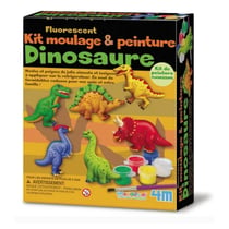 Mouler et peindre – Theme dinosaure fluo - Graine Creative - Jaune