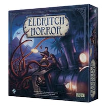 Jeu de société coopératif Asmodee Eldritch Horror ambiance sombre