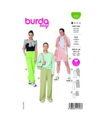 Patron Burda 5761 - Pantalons polyvalents taille n°FR 34-48