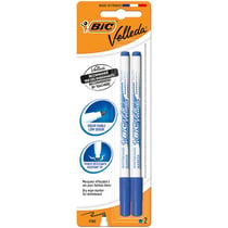 Velleda Blue Fine Tip Dry Erase Markers Set of 2