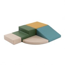 Ensemble blocs couleur vert jaune - IGLU - Beige