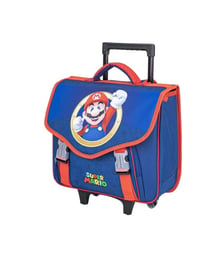 Cartable à roulettes Mybagstory - Bleu,Rouge - Mario Bross