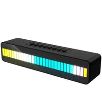 Barre Sonore Bluetooth Ambiante LED TWS Avec Jeux De Lumières Et Effet HIFI Noir YONIS