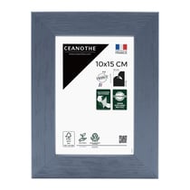 Cadre photo Karma gris bleuté 10x15 cm