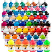 Peinture Acrylique, ass. de couleurs, 57x500 ml/ 1 Pq.
