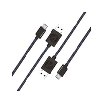 Stealth Lot de 2 Câbles pour Manettes PS5 Play / Charge 3M Noir