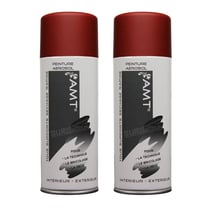 Lot de 2 sprays de peinture - Antirouille - tous supports - AMT