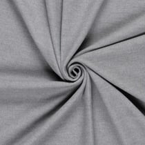 Tissu Drap de manteau Cœur de Laine uni Gris