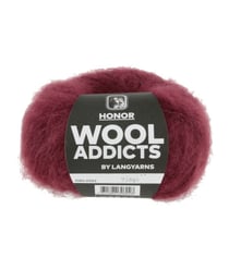 Pelote de Laine et Alpaga à tricoter HONOR - Wool Addicts 0062 rouge