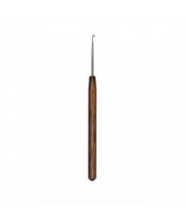 Crochets aluminium Natural manche en bois N° 2 à 5 - Prym taille n°2,5