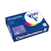 Ramette de papier CLAIREFONTAINE - 250 feuilles - Violine - A4 - 210g