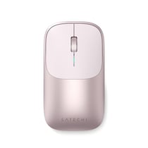 Satechi Souris Sans Fil Double Connexion Rechargeable Modele Slim EX Compacte Rose