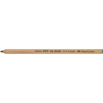Crayon de couleur FABER-CASTELL - Pitt Oil Base - Noir - Dur N° 4