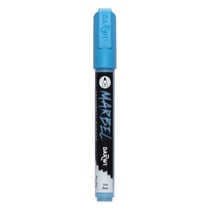 Marqueur - Peinture acrylique - Bleu - Permanent - Pointe ronde 1mm - Marbel - Darwi
