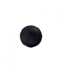 Carte de 4 boutons cuir manteau à queue Noir 15mm - Union Knopf Noir