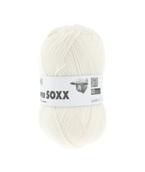 Pelote à tricoter SUPER SOXX 4 fils - 100 Gr - Lang Yarns - La laine à chaussettes incontournable 0094 Ecru