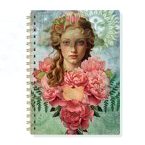 Carnet de notes à spirale Les Muses (Amathéa) - A5 - 160 pages - Hirondelles & Cie