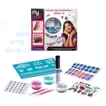 Kit de Tatouages Brillants et Nail Art Pailletés