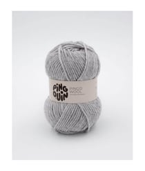Pelote de laine à tricoter PINGO WOOL - Pingouin Gris chiné