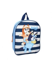 Sac à dos Bluey - 1 poche- Bleu rayé - 29 cm- Mybagstory