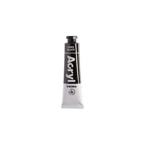 Tube Aluminium 18ml Peinture Acrylique Noir 800 PRIMO