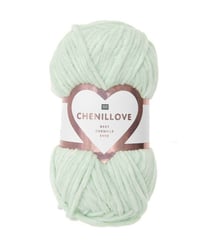 Découvrez le Confort et la Douceur de la Pelote Velours Creative Chenillove 100GR de Rico Design 09 Vert Mint