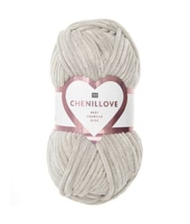 Découvrez le Confort et la Douceur de la Pelote Velours Creative Chenillove 100GR de Rico Design 02 Ecru Marron