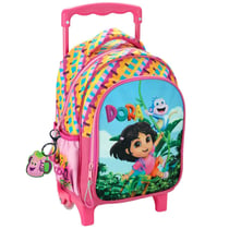 Sac à dos à roulettes Dora l'exploratrice 30 CM Maternelle