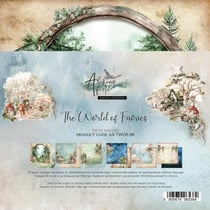 12 papiers scrapbooking 20 x 20 cm Alchemy Of Art THE WORLD OF FAIRIES
