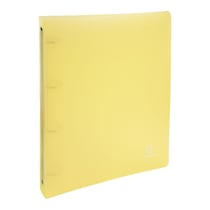 Classeur - A4 + - Polypro - 4 anneaux - Jaune - Chromaline - Exacompta