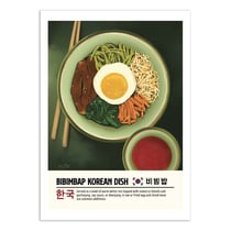 Affiche 30x40 cm - Bibimbap - Dionisis Gemos