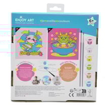 ENJOY ART - Peinture par Numéros 20x20cm Junior Kawaii Dragon Axolotl