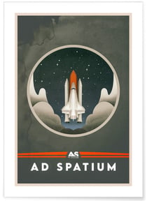 Affiche 'Ad Spatium' | A3 : 29,7x42cm