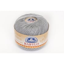 Fil à crocheter Babylo Gross. 10 - Col. 415 - Gris Chrome
