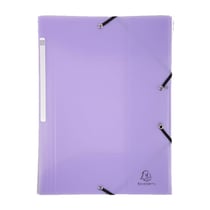 Chemise à élastique 3 rabats - A4 - Mauve - Polypro - Chromaline - Exacompta