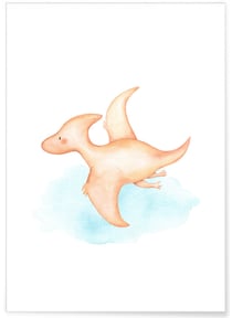 Affiche Enfant Ptéranodon | A3 : 29,7x42cm