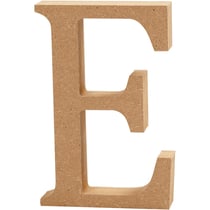 Lettre, E, H : 13 cm, ép. 2 cm, 1 pièce