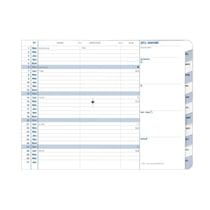 PLAIN FR Recharge - 10x15 cm - Mensuel - 12 mois de janvier à décembre