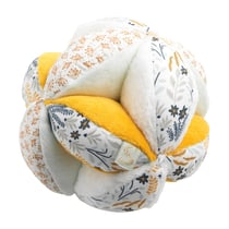 Balle sensorielle en velours vert tilleul