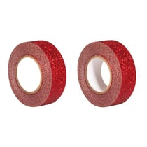 2 glitters tape 5 m x 1,5 cm - rouge