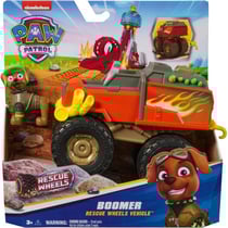 Coffret pat patrouille rescue wheels : tout terrain + boomer - vehicule transformable - figurine chien - paw patrol - spin master