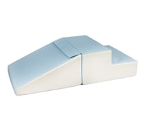 Set de 2 grands blocs en mousse blanc bleu pastel - Velinda