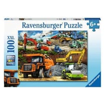 Puzzle 2D 100 pièces - Le chantier - Ravensburger