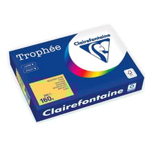 Ramette de papier - A4 - Bouton d'or - 160g - Impression - 250 feuilles - Clairefontaine Trophée