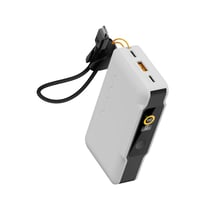 Xtorm Batterie Externe 10000mAh 2 USB-C 35W / 1 USB-A 22.5W avec Ecran LCD Blanc